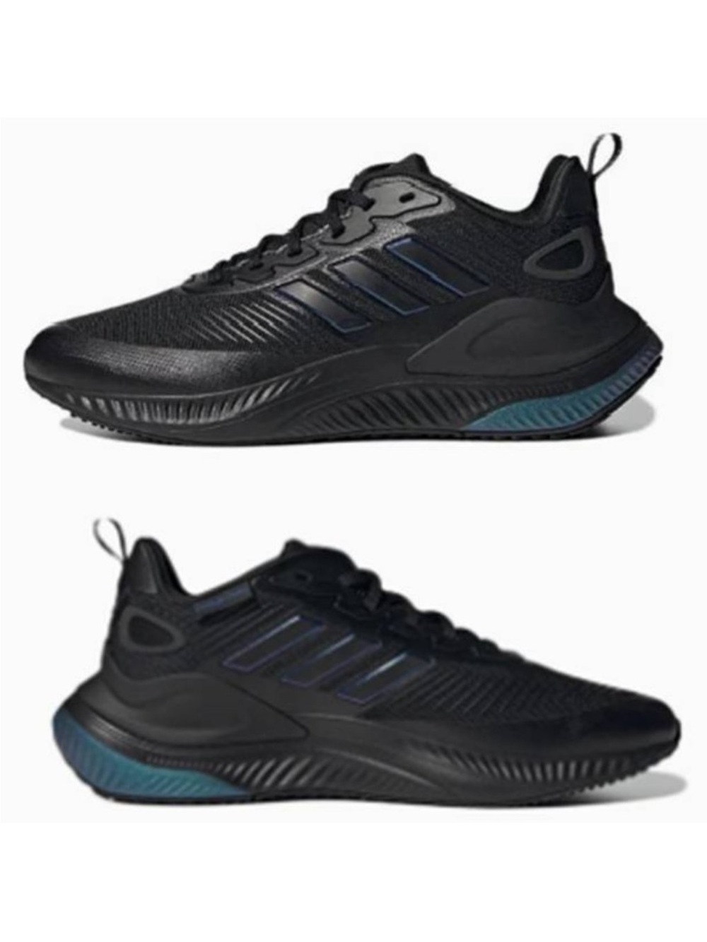 Adidas alphamagama guard running shoes men’s 8.5 black NWT